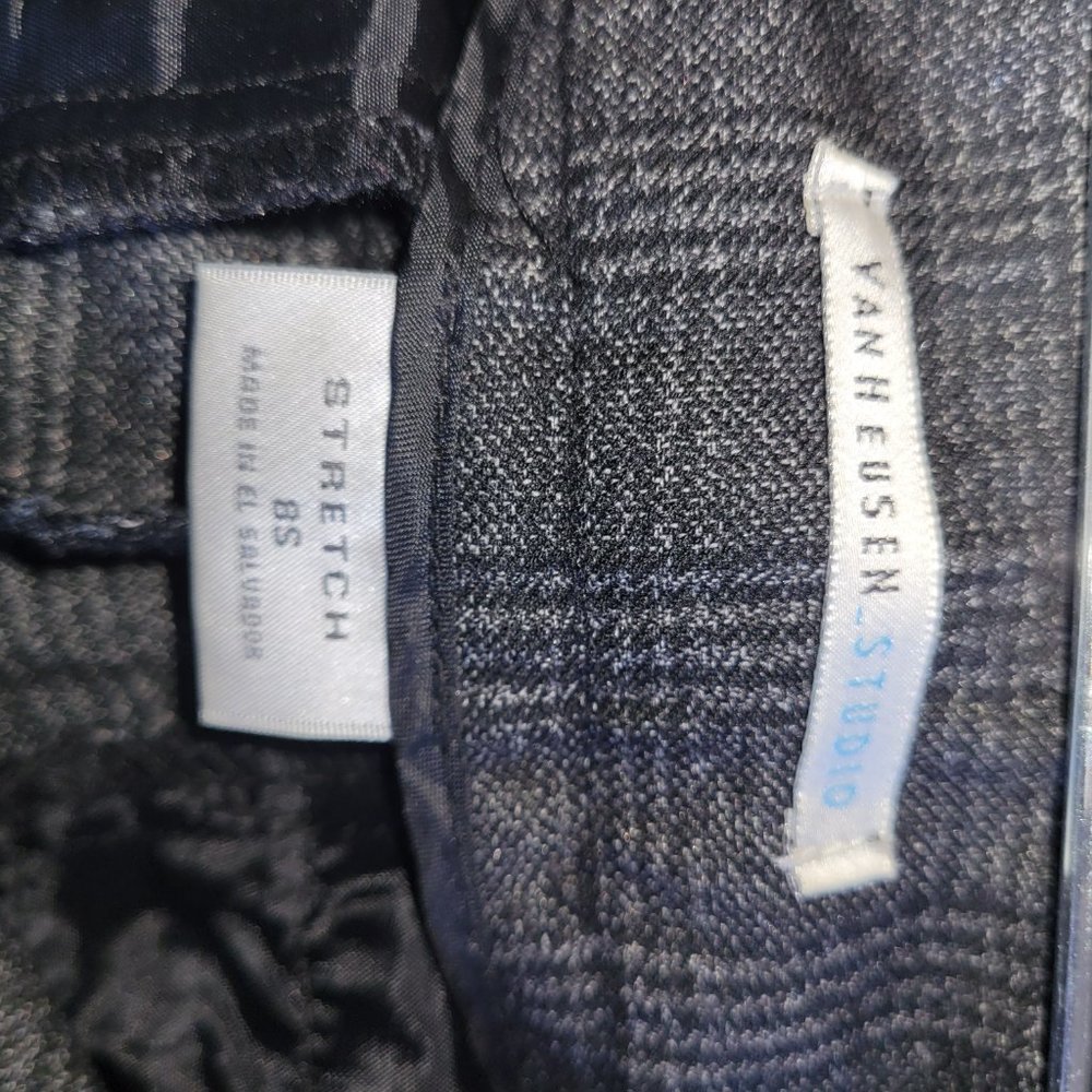 Grey Pattern Slacks - Picture 2 of 3